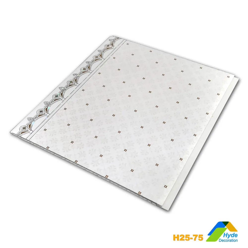 Wholesale 20cm PVC Interlocking Liner Plastic Panel Tile for House Ceiling and Wall