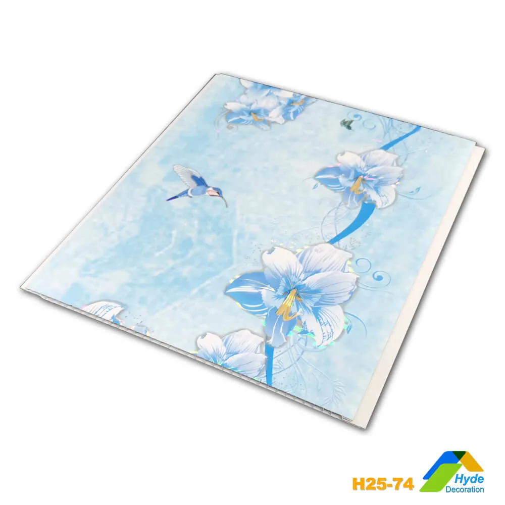 Wholesale 20cm PVC Interlocking Liner Plastic Panel Tile for House Ceiling and Wall