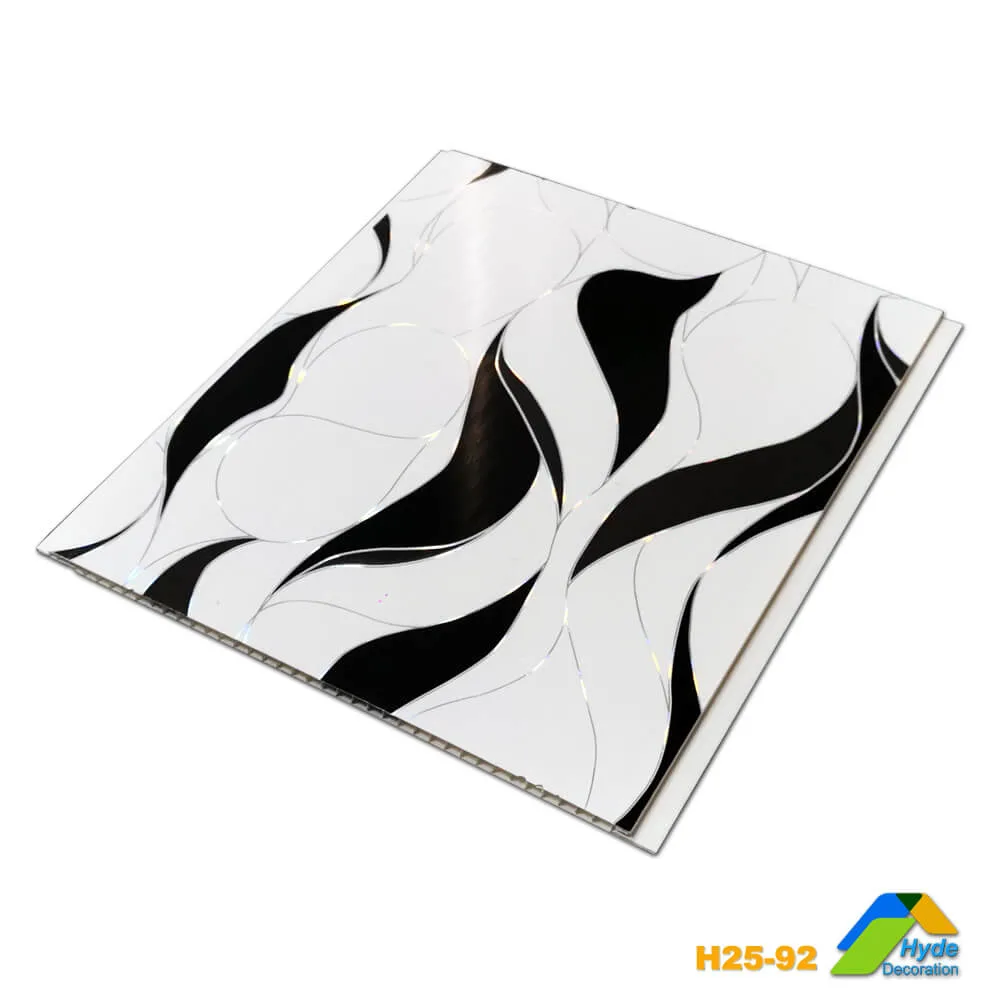 Wholesale 20cm PVC Interlocking Liner Plastic Panel Tile for House Ceiling and Wall