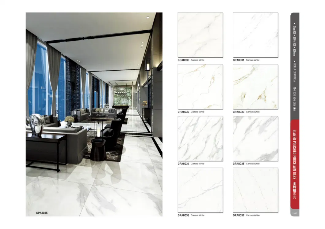 5% off White Base Ceramic Floor Tiles Cheap Price High Quality