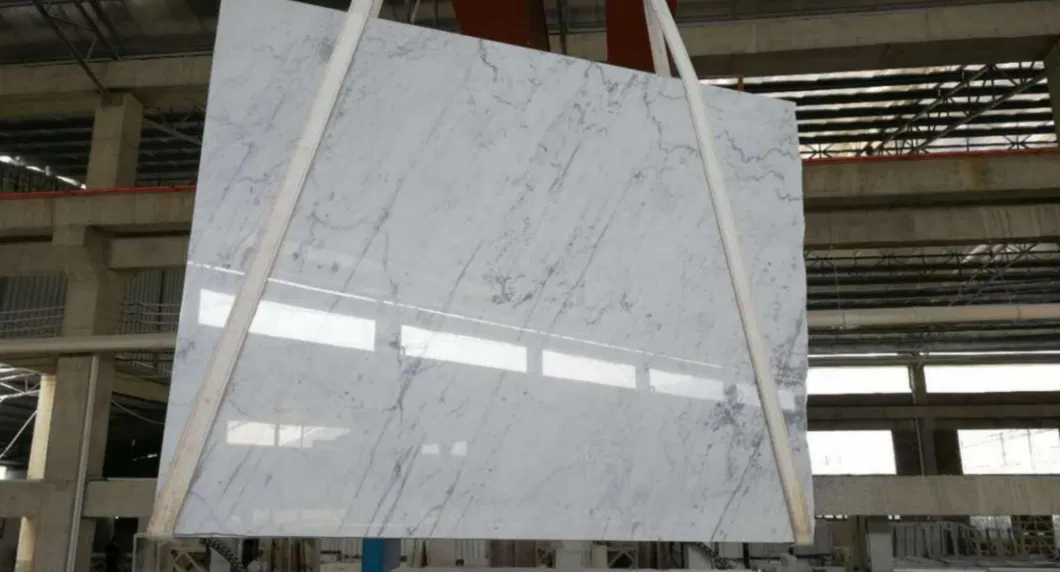 Competitive Price China Bianco Carrara Marble Tile for Floor/Wall/Kitchen/Stair Area Decoration