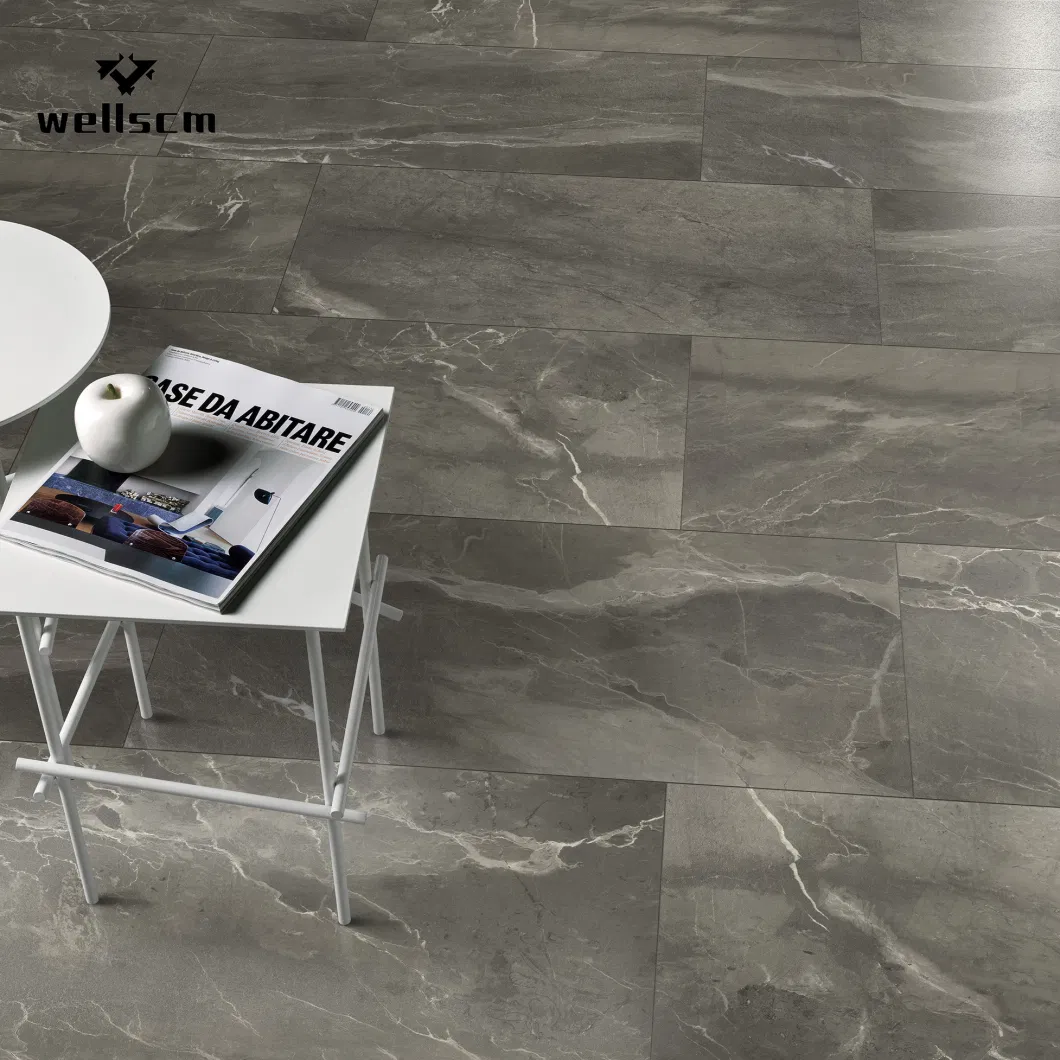 The Original Stone Grain Gray Floor Tile 600X1200 Sitting Room Toilet Skid-Proof Floor Tile