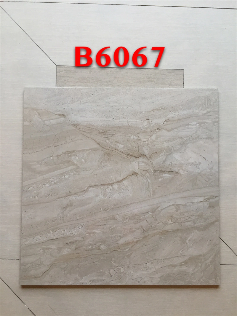 600*600mm Wall and Floor Tile Pure Color Porcelain Polished Interior Floor Tile in Living Room Bathroom Outdoor Garden Good Quality China Tile