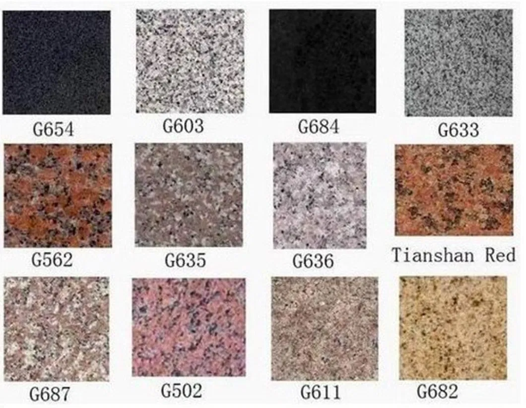 Outdoor G655 White Granite Flamed Pavers Granite Paving Cube Stone for Outside Tiles