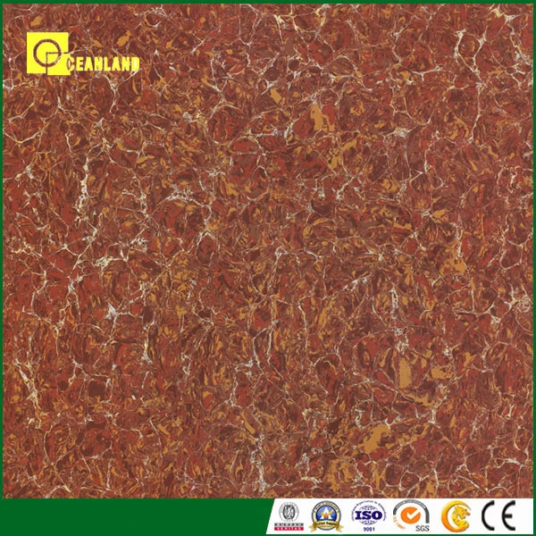 China New Product White Ivory Marble Polished Porcelain Floor Tile