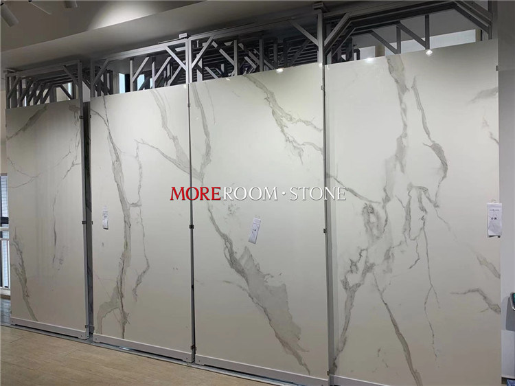 800X1800mm Wholesale High Quality Calacatta White Marble Porcelain Big Tiles