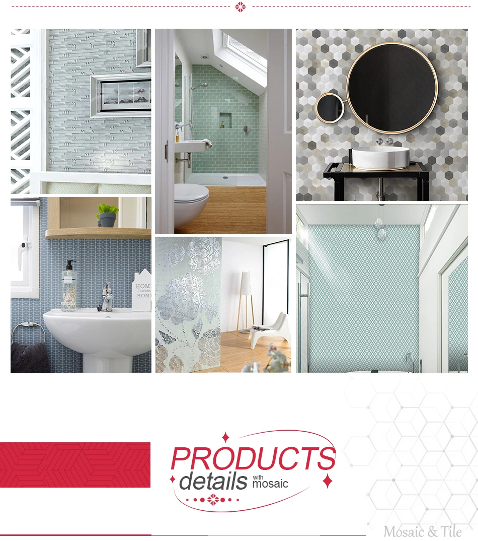 Customized Glass Mosaic Great Price Mosaic Tile Fashion for Bathroom Wall Tiles Manufacturer Price