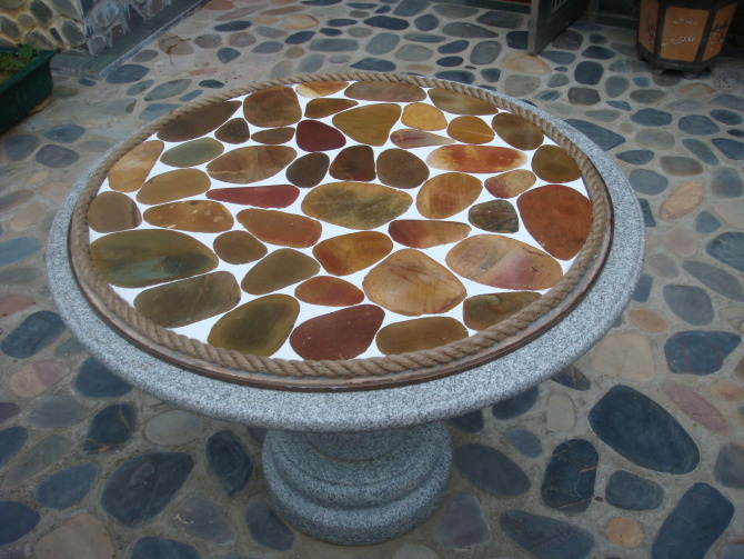 Australia Style Hotel Bathroom Pebble Stone Tile for Shower Floor