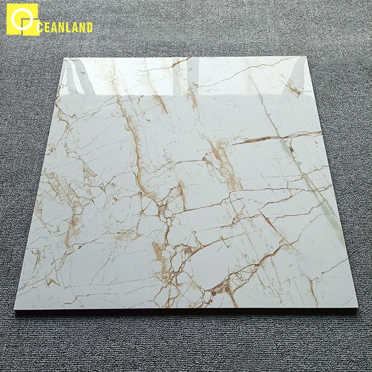 Vetrified Marble Pattern Subway Porcelain Tiles 600X600 Floor Tiles