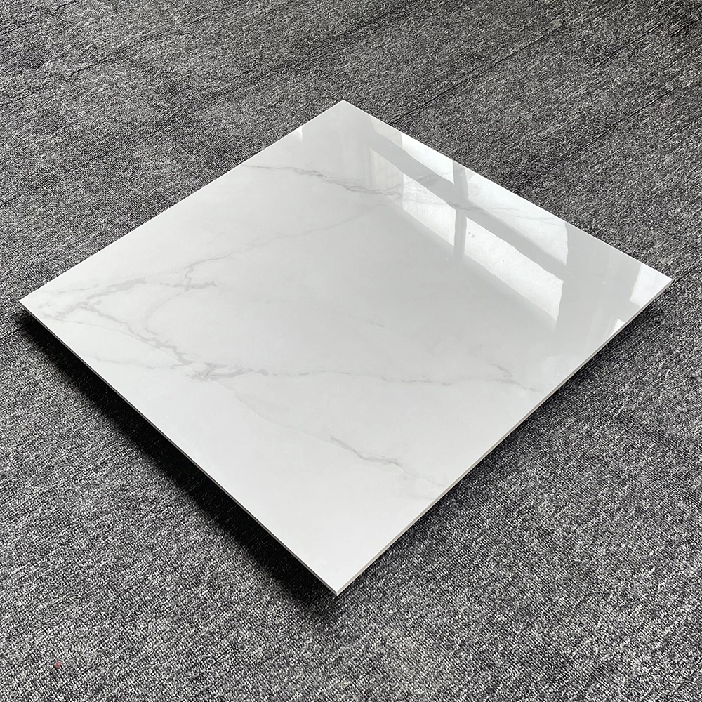 High Glossy Marble Look Polished Porcelain Ceramic Floor Tiles 600X600 mm