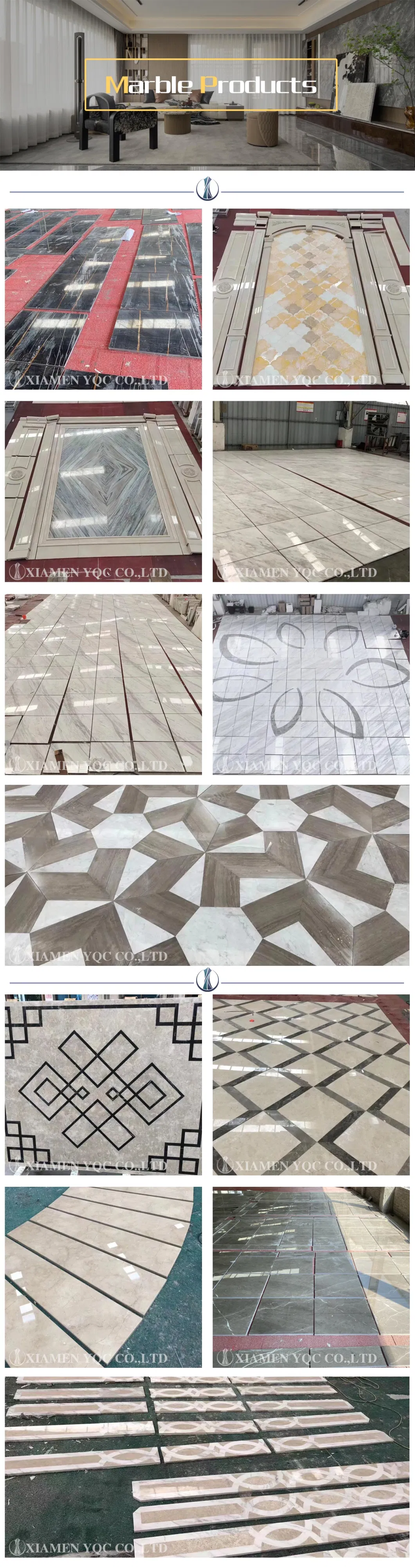 White/Black/Grey Natural Stone/Granite/Marble/Basalt Tiles Mosaic for Bathroom/Wall/Floor/Backsplash/Patterns Hexagon/Herringbone Wholesale Prices