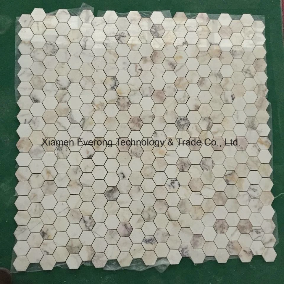 White/Black/Grey/Beige/Hexagon Stone /Marble Mosaic Tiles for Bathroom/Backsplash/Table/Patterns