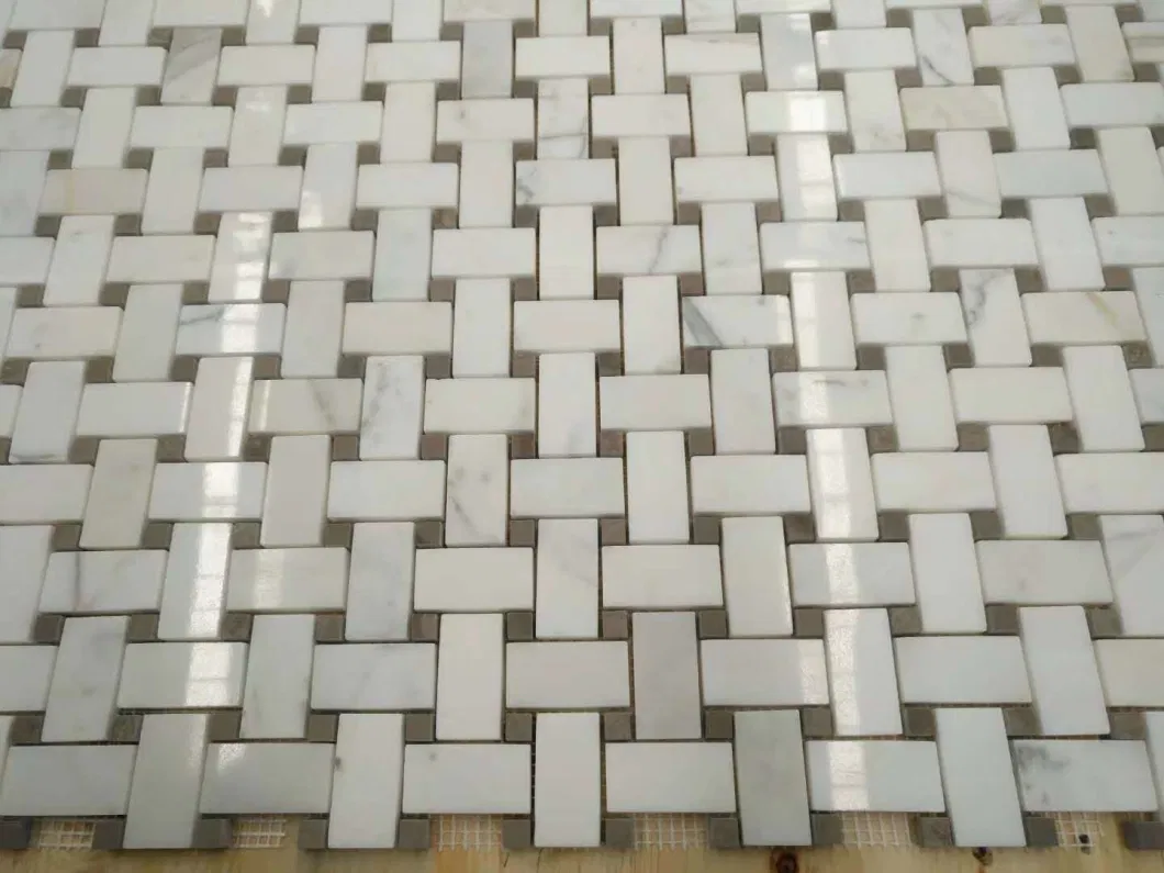 Carrara White Marble Mosaic Tiles Hexagonal Pattern/Marble Mosaic Tiles/Stone Mosaics