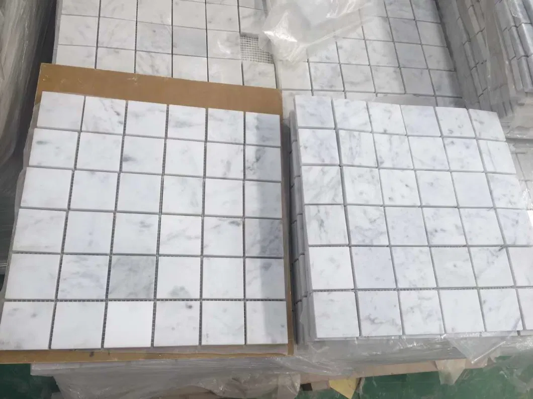 Carrara White Marble Mosaic Tiles Hexagonal Pattern/Marble Mosaic Tiles/Stone Mosaics