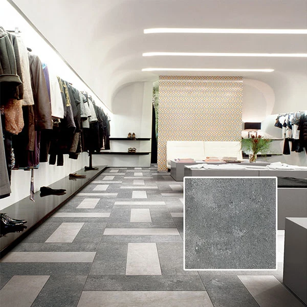 Foshan Supplier Grey Concrete Pattern Flooring Tiles 80X80