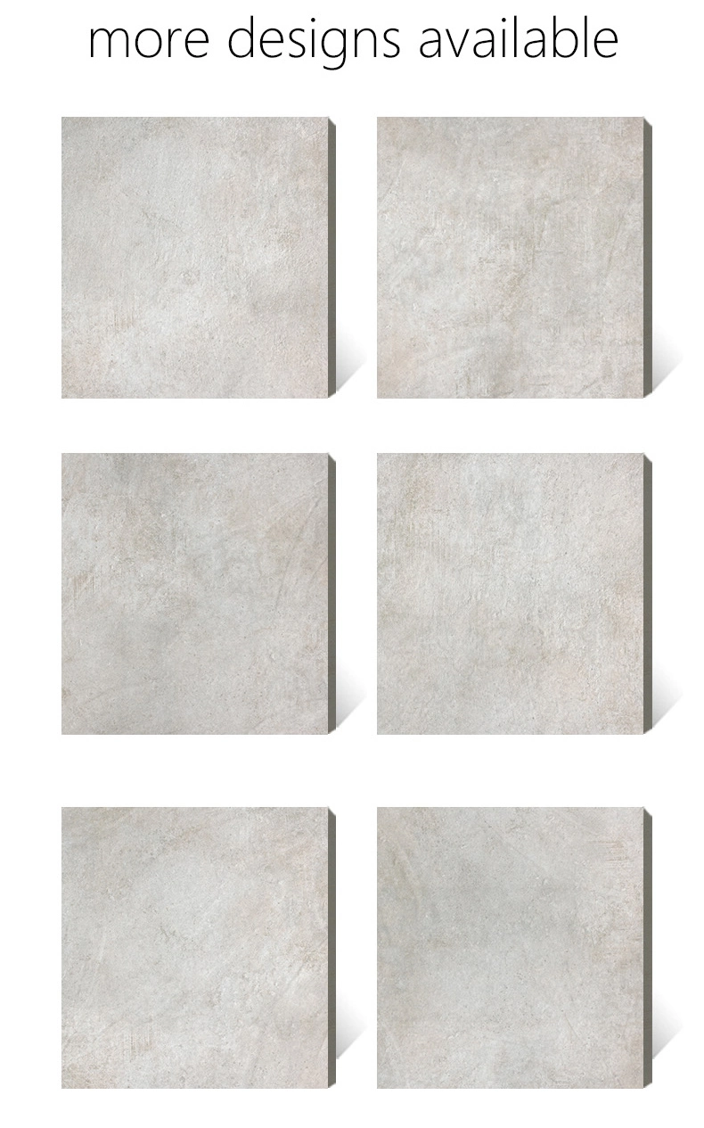 Foshan Factory Newest Cement Design Six Face Ceramic Floor Tile for Airport