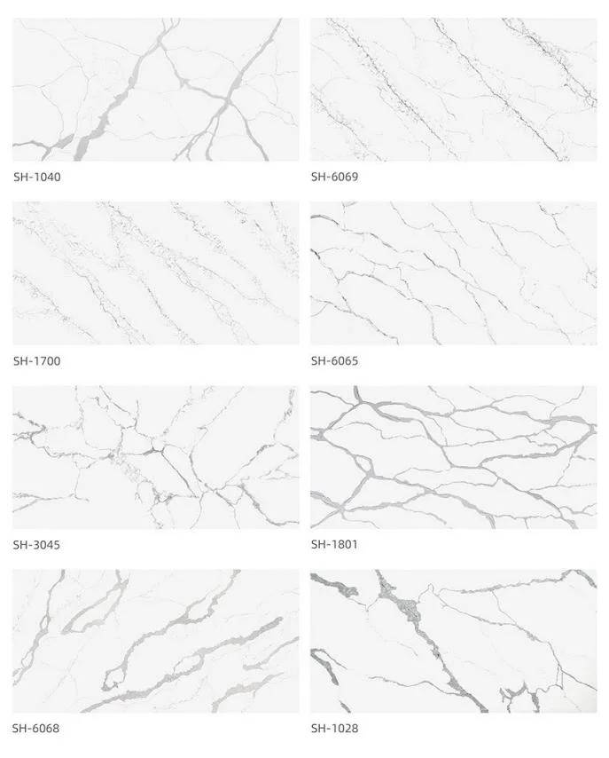 Bianco Calacatta White Quartz Slabs Price for Sale