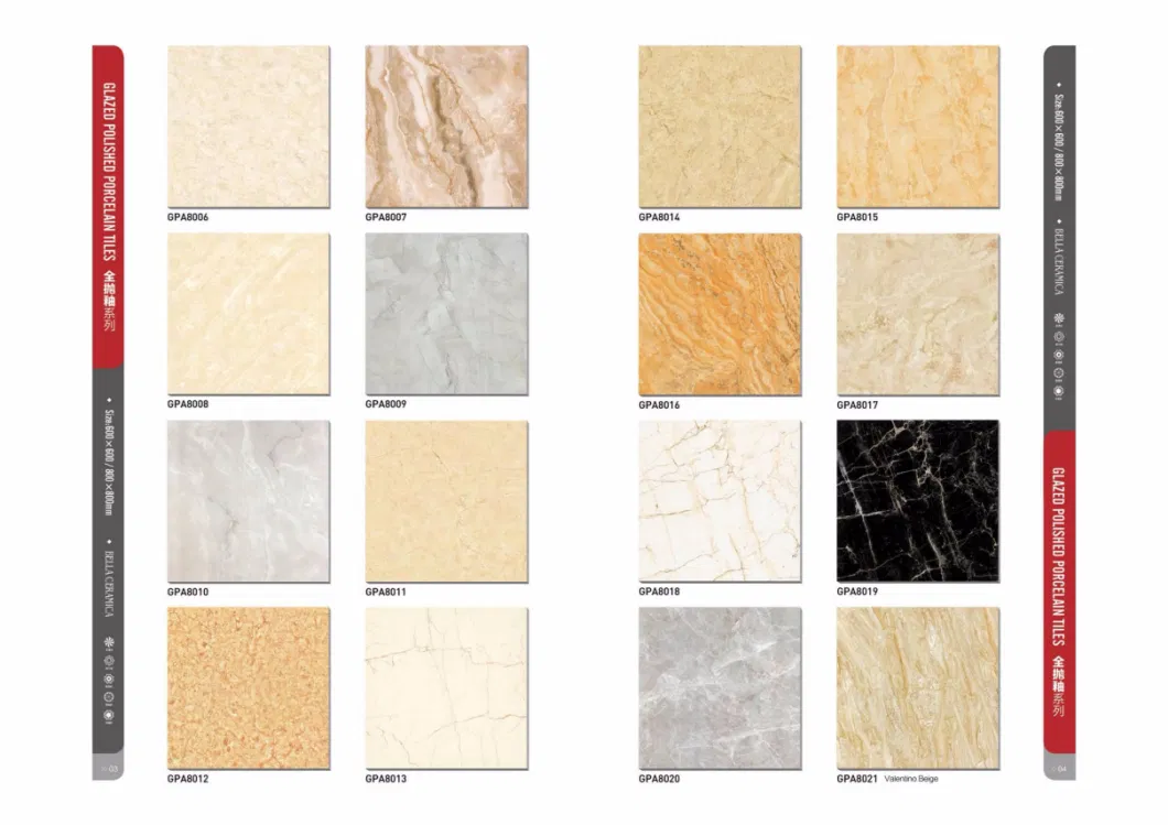 Factory Promotion Cheap Price Good Quality Polished Glazed Tiles Porcelain Floor Tile Glossy Finish 600600mm 24X24 Inch Marble Ceramic Tiles for House