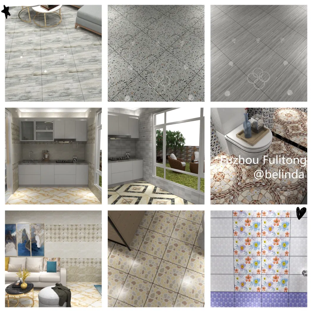 Glazed Ceramic White Full Polished Porcelain Floor Tile