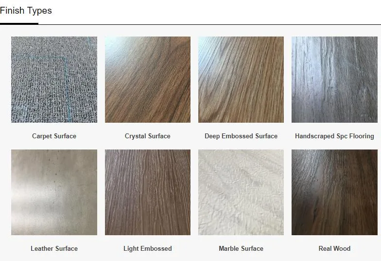 Modern Flooring Building Materials Composite Decking Unilin Click Luxury Vinyl Floor Tile PVC Plastic 7mm Spc Rigid Plank Gray Wood Vinyl Flooring Covering