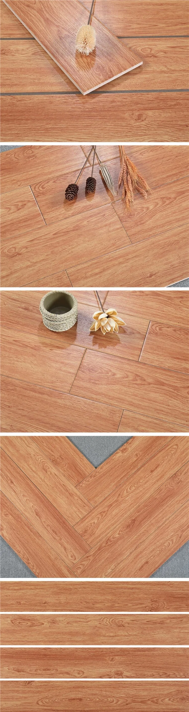 High Grade Hotel Floor Decorative Wood Like Ceramic Tile