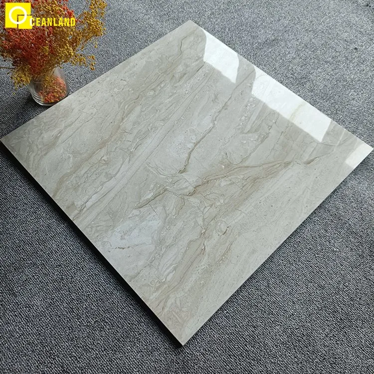 China Factory Wooden Like 600X600 Full Polished Glazed Tile