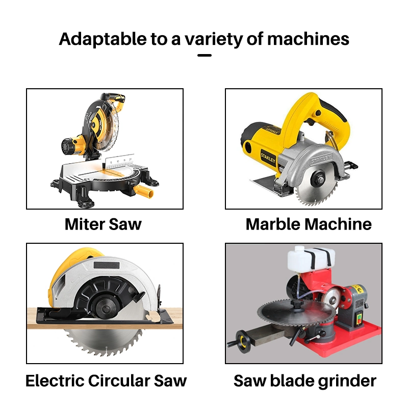 150-255mm 24t/32t/36t/48t/100t 20mm/22.23mm/30mm Tct Wood Circular Saw Blade Wood Cutting Disc Carbide Tct Saw Blade Tools