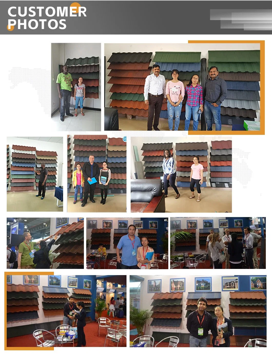 New Zealand Quality Standard Chinese Natural Stone Coated Metal Roof Tiles Factory in Guangzhou