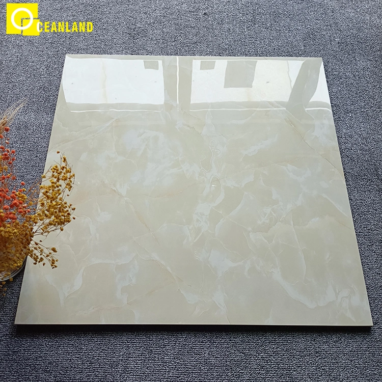 China Factory Wooden Like 600X600 Full Polished Glazed Tile