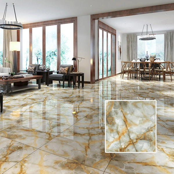 Chinese Good Quality 3D White Polished Ceramic Flooring Tile