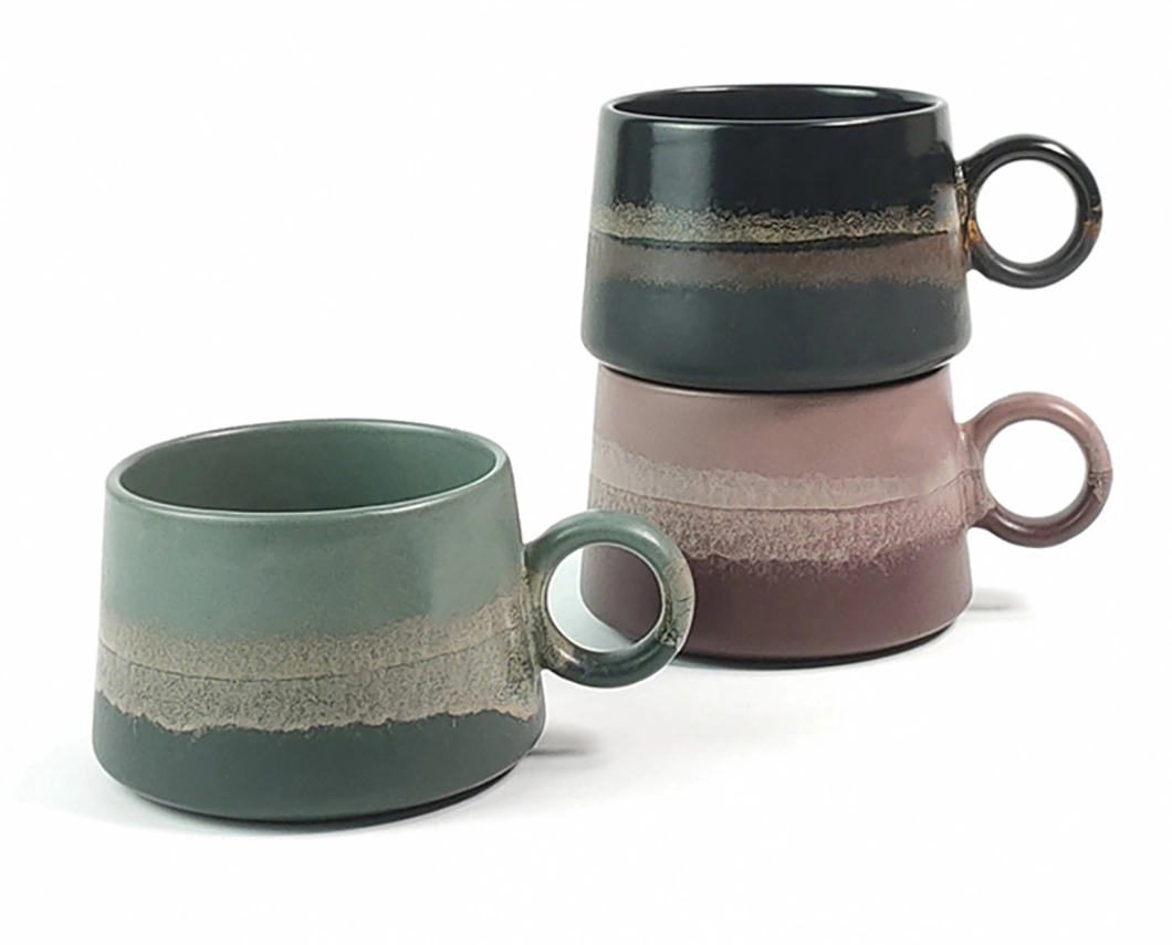 Wholesale Custom 18 Oz Stoneware Sublimation Ceramic Coffee Mugs