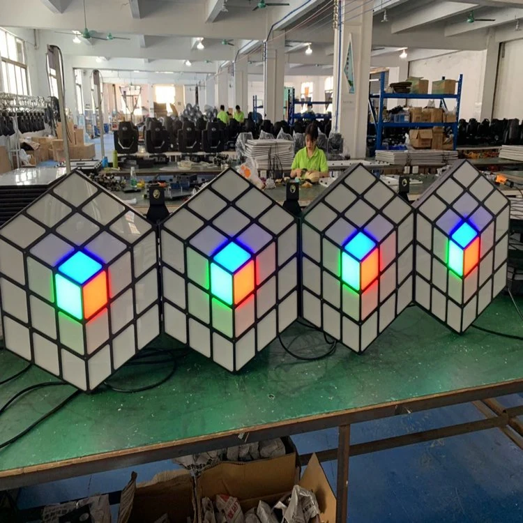 LED 3D Magic Cube Wall Indoor Wall for Stage KTV Party DJ