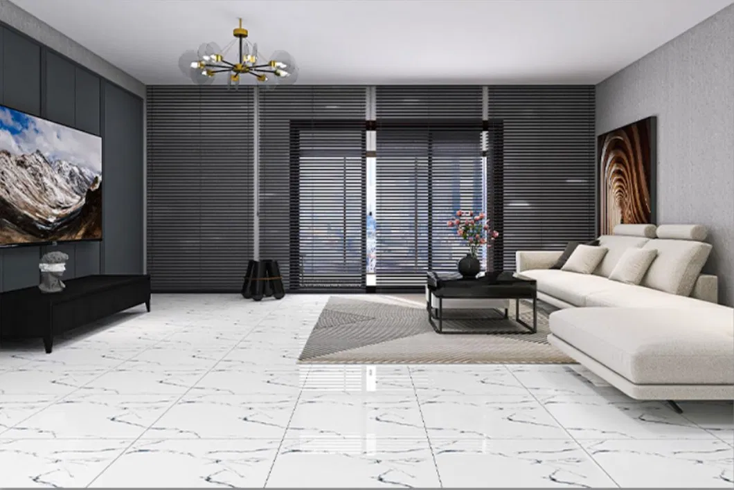 Cheap Price Grade AAA Porcelain Porcelanato 60X60 Floor Tiles Polish Grey Marble Effect Tiles