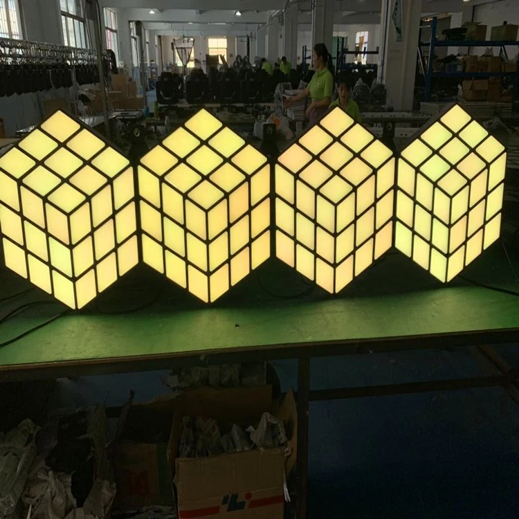 LED 3D Magic Cube Wall Indoor Wall for Stage KTV Party DJ