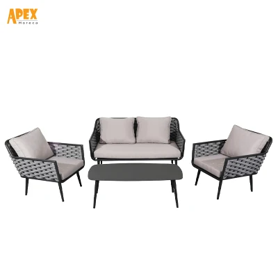 Hotel Home Balcony Outdoor Garden Patio Bistro Furniture Sofa Set