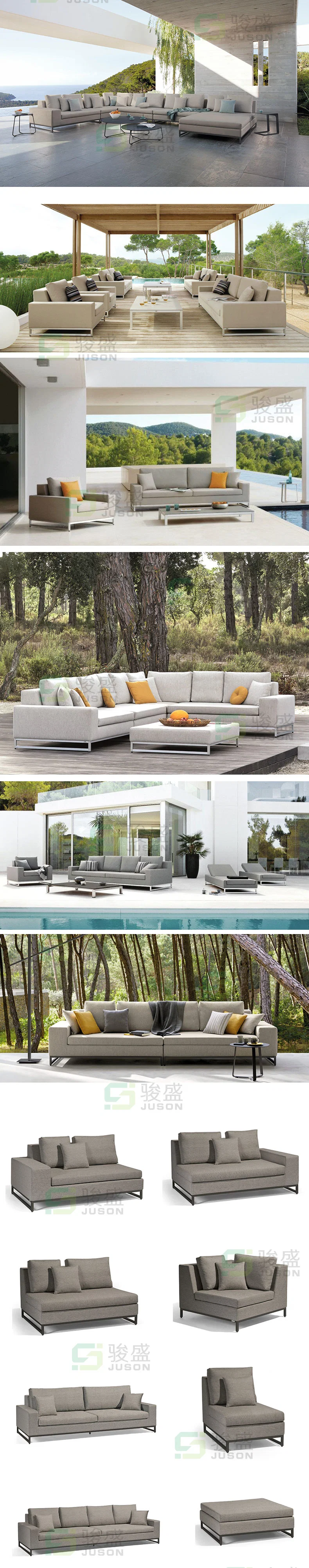 Professional Supplier Modern Outdoor Garden Set for Hotel Home Living Room Villa Balcony Leisure Sofa Furniture