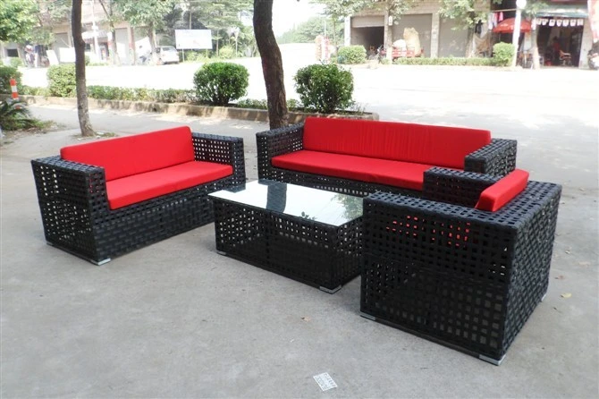 Modern Garden Terrace Waterproof Wicker Modular Lazy Lounge Furniture Set Patio Balcony Corner Outdoor Rattan Sofa Garden Set