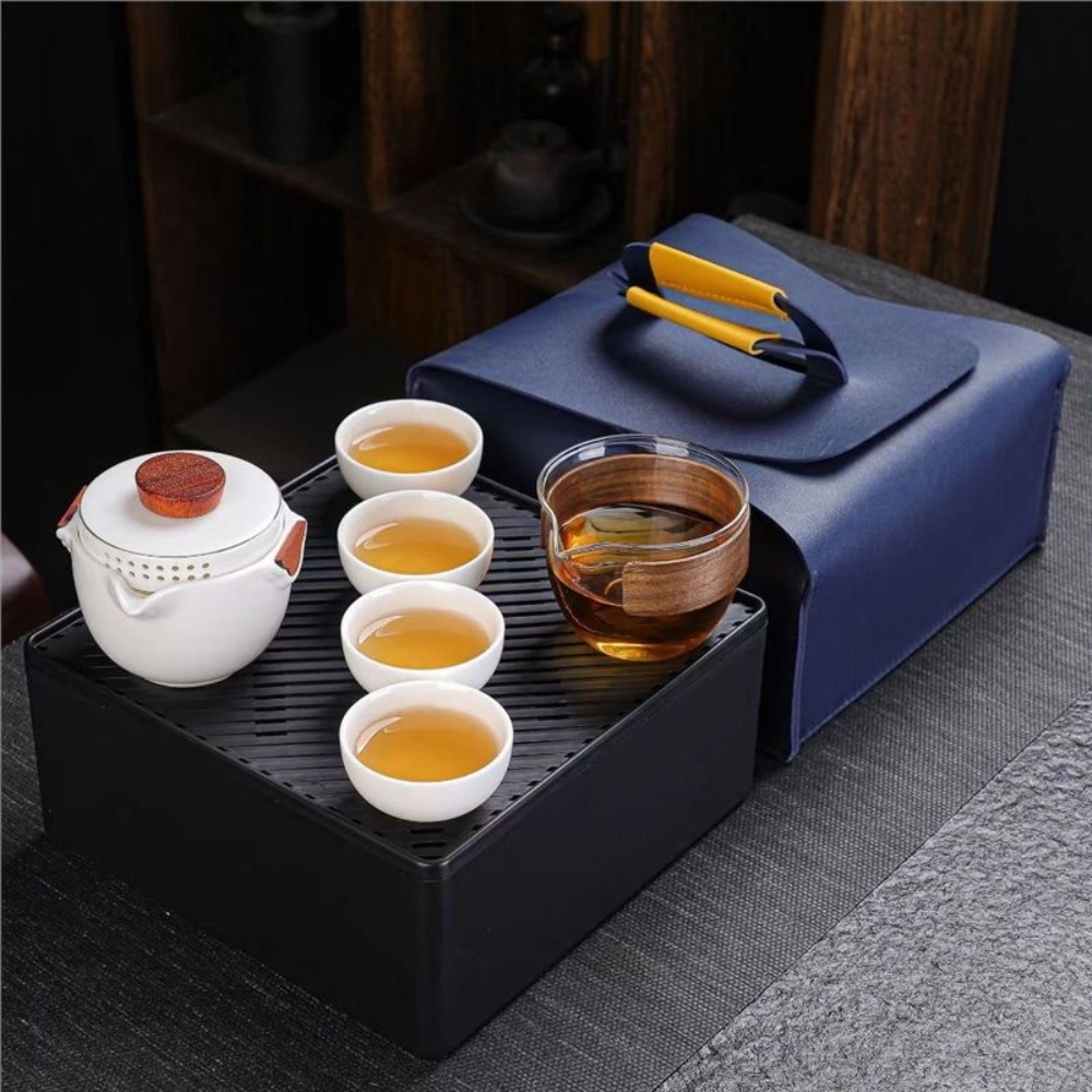 Portable Outdoor Pot Tea Storage Case Set Ci21504