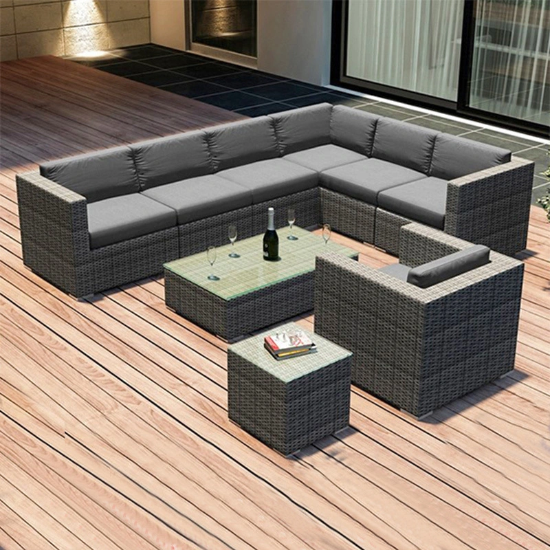 New Design Balcony Sofa Set Rattan Furniture Outdoor Furniture Sofa