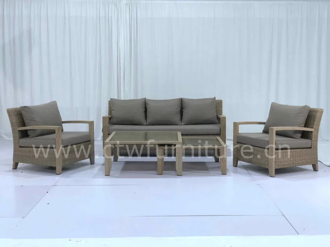 Wholesale Selling Modern PE Rattan Outdoor Garden Furniture Sofa