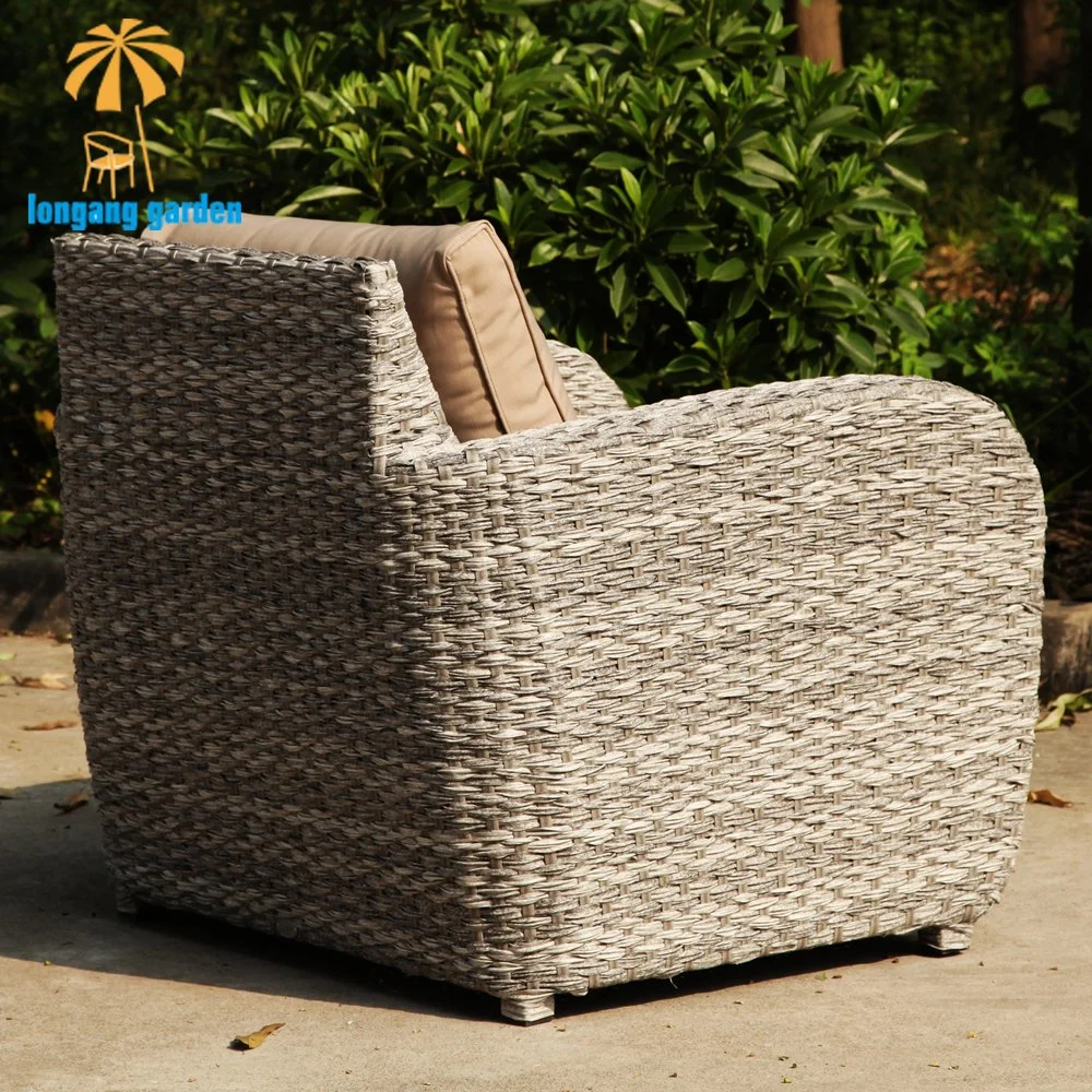 Customized Modern Garden Patio Hotel Home Balcony Living Room Villa Resort Project Furniture UV Resistance Outdoor Wicker Rattan Leisure Sofa