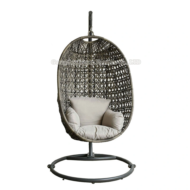 Custom Modern Outdoor Furniture Metal Egg Hanging Swing Chair