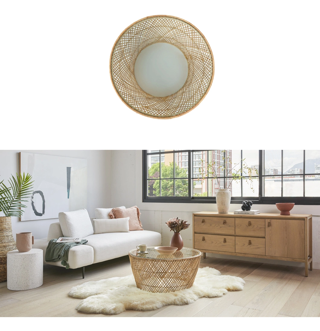 New Design Rattan Coffee Table Simple Style Tea Table for Living Room