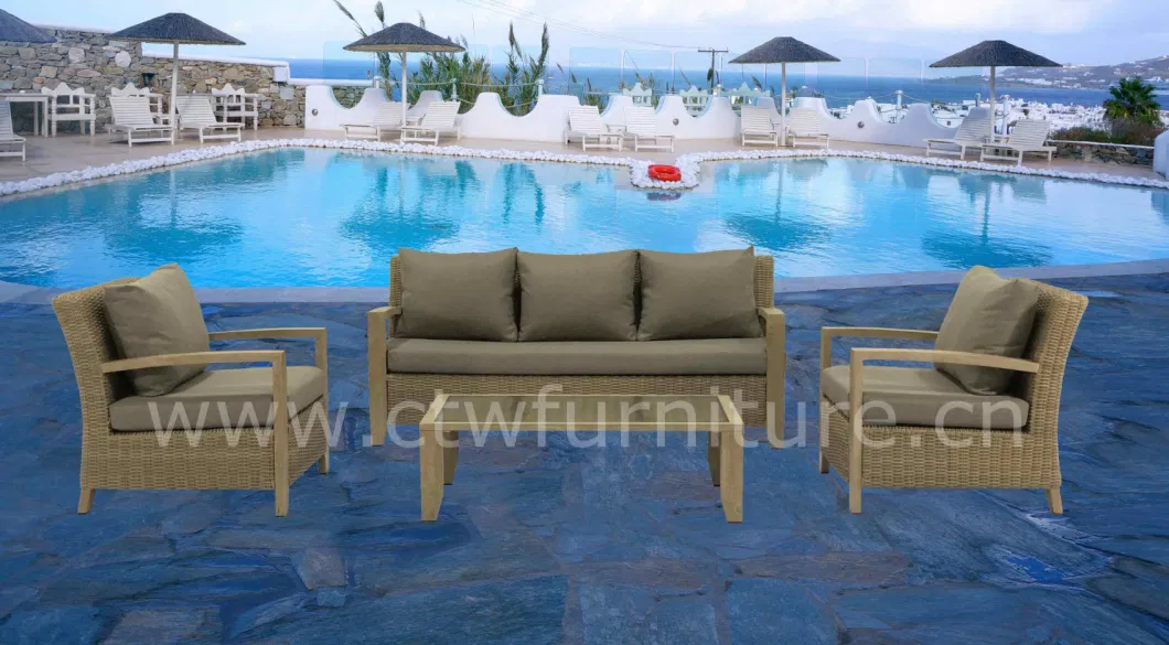 Wholesale Selling Modern PE Rattan Outdoor Garden Furniture Sofa