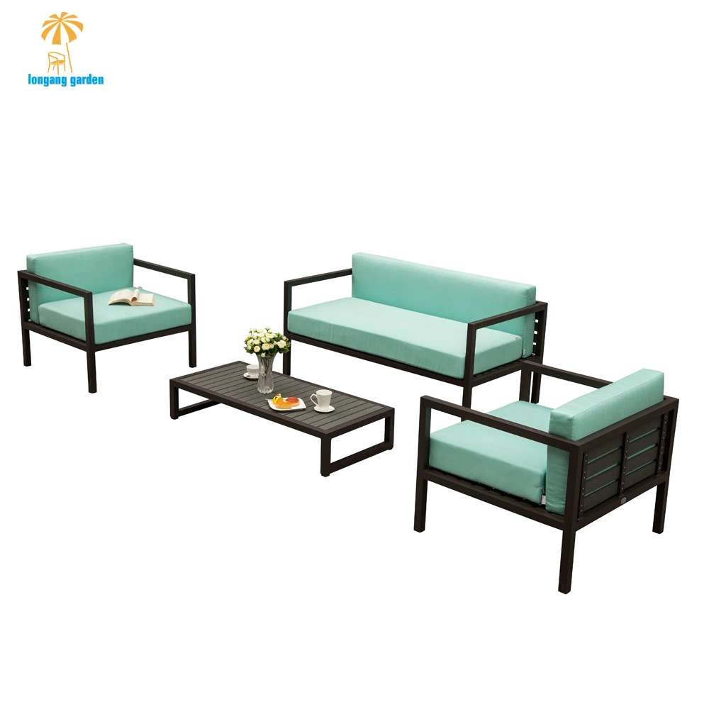 Customized Modern Garden Patio Hotel Home Balcony Living Room Villa Resort Project Furniture UV Resistance Outdoor Wicker Rattan Leisure Sofa