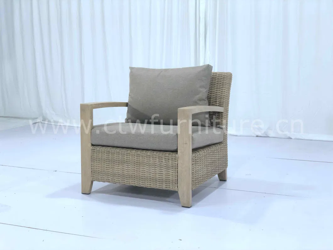 Hotel Quality Rattan Wicker Garden Sofa Set for Outdoor Comfort