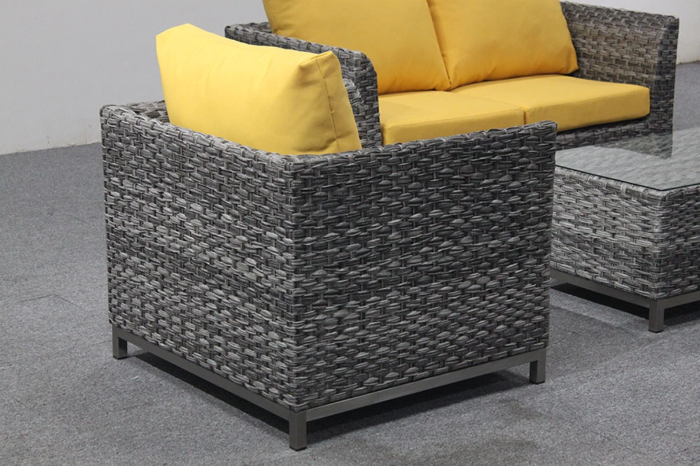 Outdoor Full Set Patio Cheap Outdoor Wicker Furniture Rattan Sofa