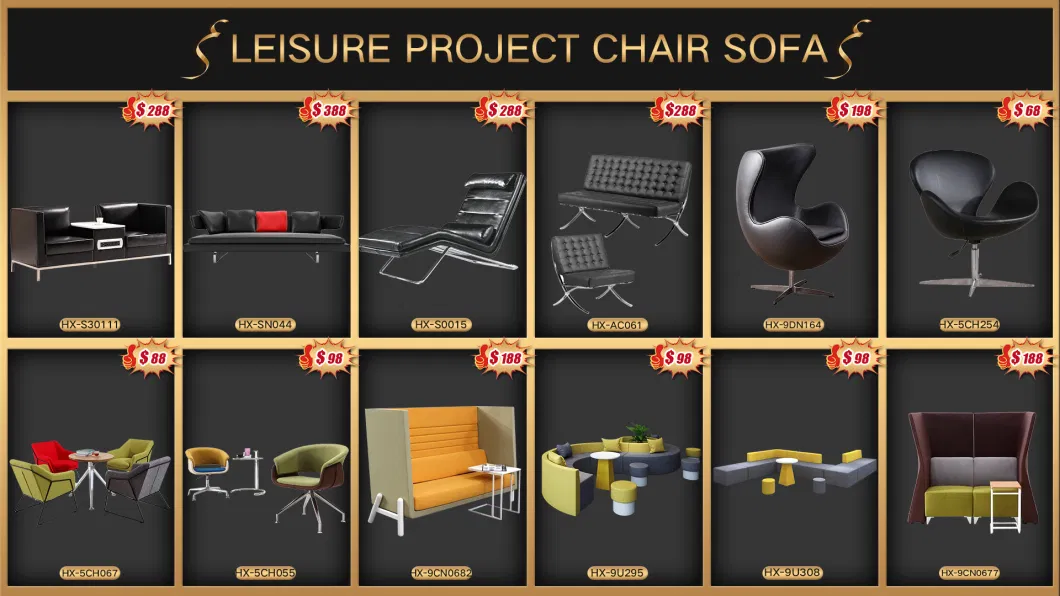 Popular Modern Fabric Card Seat Reference Office Home Living Room Furniture Whole Back Leisure Corner Sofa Set