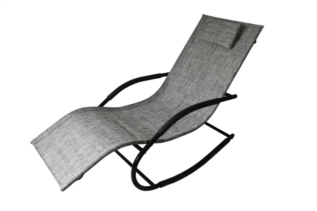 Rocking Lounger Patio Chaise Sunbathing Chair