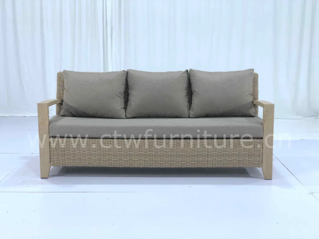 Hotel Quality Rattan Wicker Garden Sofa Set for Outdoor Comfort